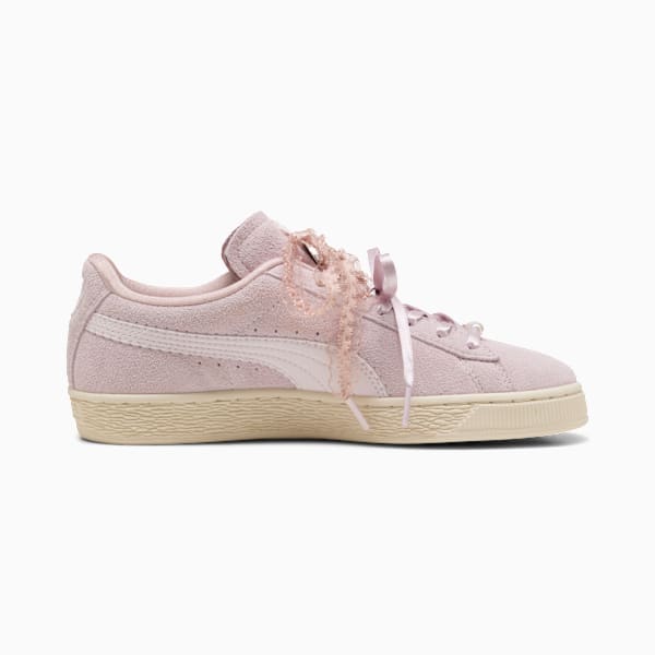 Puma Suede — Light Pink / Lace Ribbon / Pearl puma shoes for men  womens shoes  roma shoes