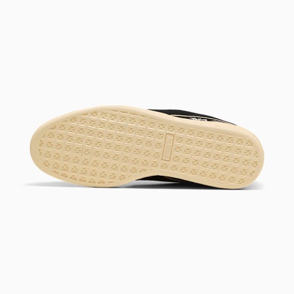 Puma Suede — Black / Floral Embroidery puma shoes for men  womens shoes  roma shoes