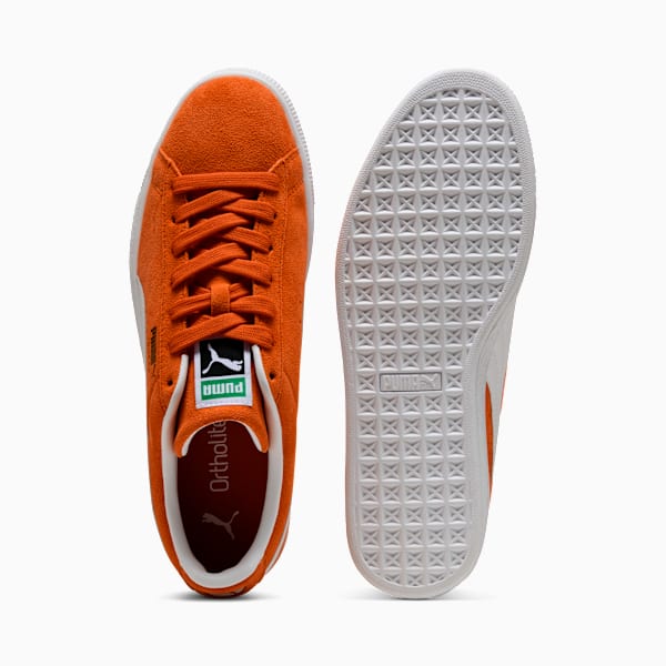 PUMA Suede Classic Orange-White puma shoes for men  womens shoes  roma shoes