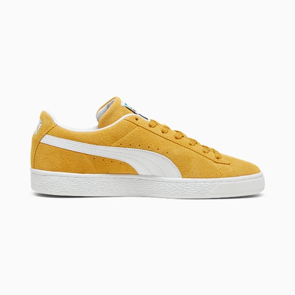 PUMA Suede Classic Mustard Yellow-White  puma shoes for men  womens shoes  roma shoes