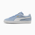 PUMA Suede Classic Light Blue-White-Gold  puma shoes for men  womens shoes  roma shoes