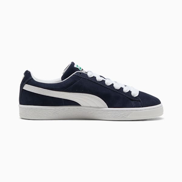 PUMA Suede Classic Navy Blue-White-Gold puma shoes for men  womens shoes  roma shoes