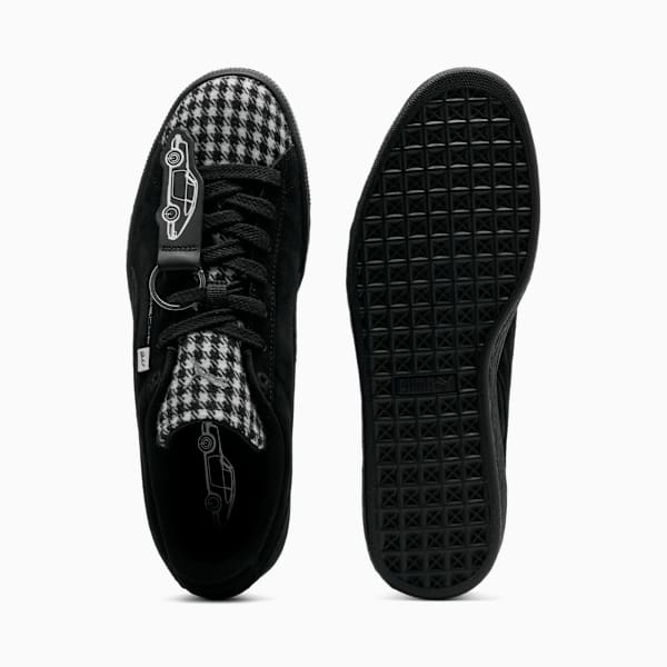 PUMA Suede Classic × Porsche Black Houndstooth puma shoes for men  womens shoes  roma shoes