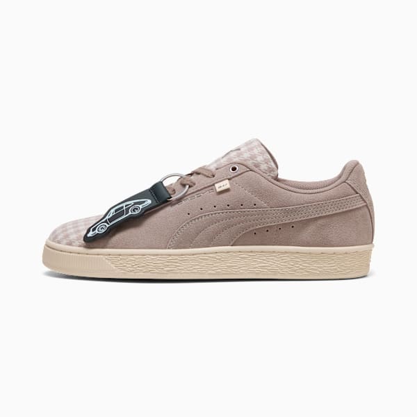 PUMA Suede Classic × Porsche Dusty Mauve Houndstooth puma shoes for men  womens shoes  roma shoes