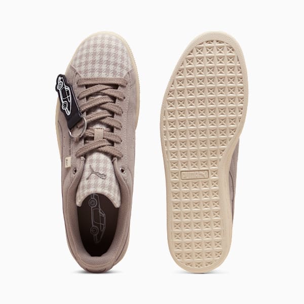 PUMA Suede Classic × Porsche Dusty Mauve Houndstooth puma shoes for men  womens shoes  roma shoes