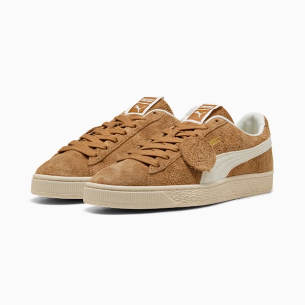 PUMA Suede Classic Caramel Brown-Off-White-Gold puma shoes for men  womens shoes  roma shoes