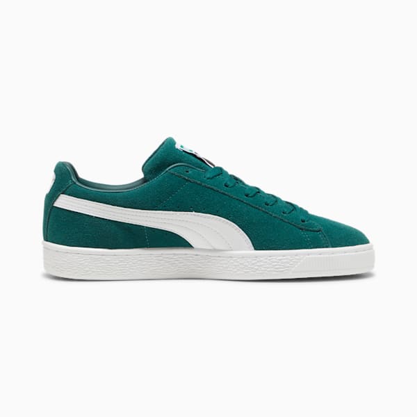 PUMA Suede Classic Deep Green-White-Gold puma shoes for men  womens shoes  roma shoes