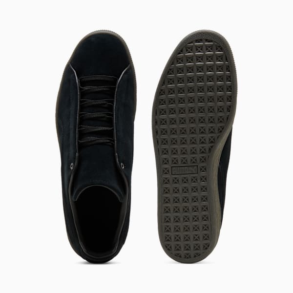 PUMA Suede Premium Black-Olive Sole puma shoes for men  womens shoes  roma shoes