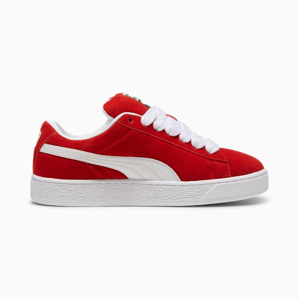 PUMA Suede XL Red-White-Gold puma shoes for men  womens shoes  roma shoes