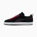PUMA Suede Black-Red Stitching-White Sole puma shoes for men  womens shoes  roma shoes