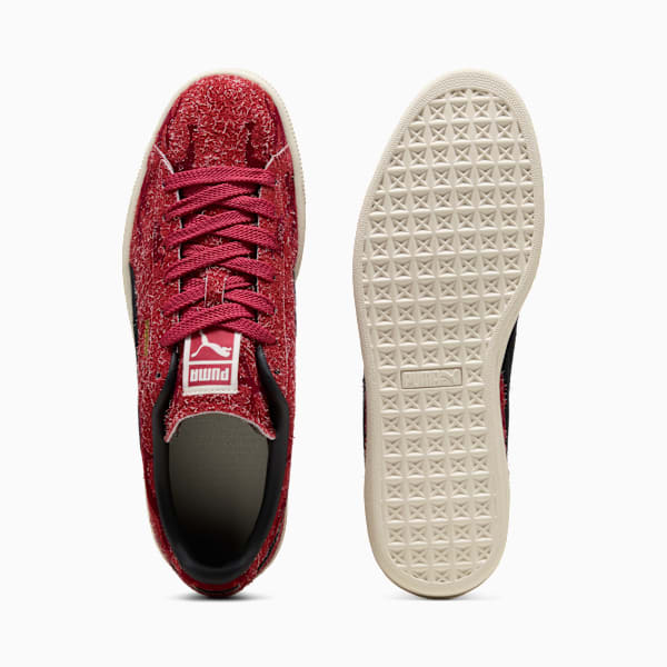 PUMA Suede Red Textured Camo-Black-Vintage Off-White puma shoes for men  womens shoes  roma shoes