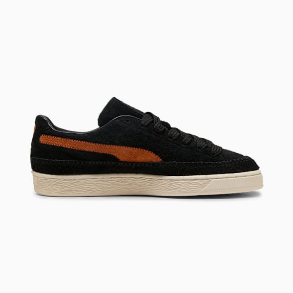 PUMA Suede VTG Black-Caramel Orange-Stitched-Vintage Off-White puma shoes for men  womens shoes  roma shoes