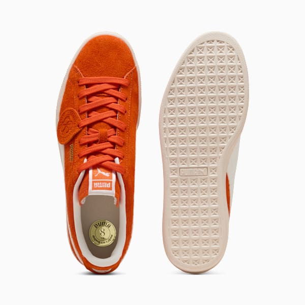 PUMA Suede Vintage Orange-Off-White Badge-Gum Sole puma shoes for men  womens shoes  roma shoes