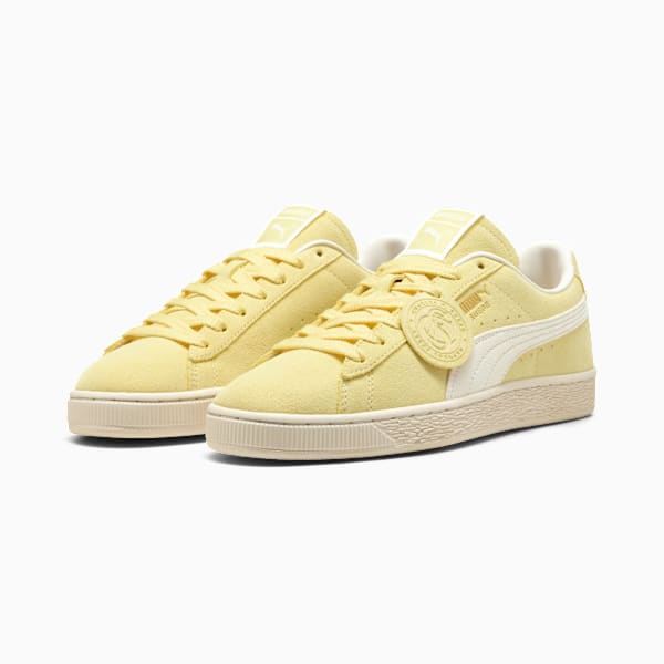 PUMA Suede Vintage Pastel Yellow-Off-White Badge-Gum Sole puma shoes for men  womens shoes  roma shoes