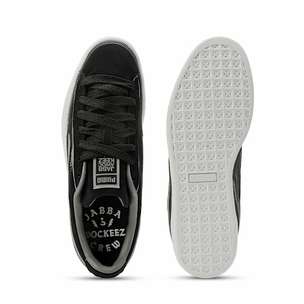 PUMA Suede x JAWICZ Black-Silver Glitter-White puma shoes for men  womens shoes  roma shoes