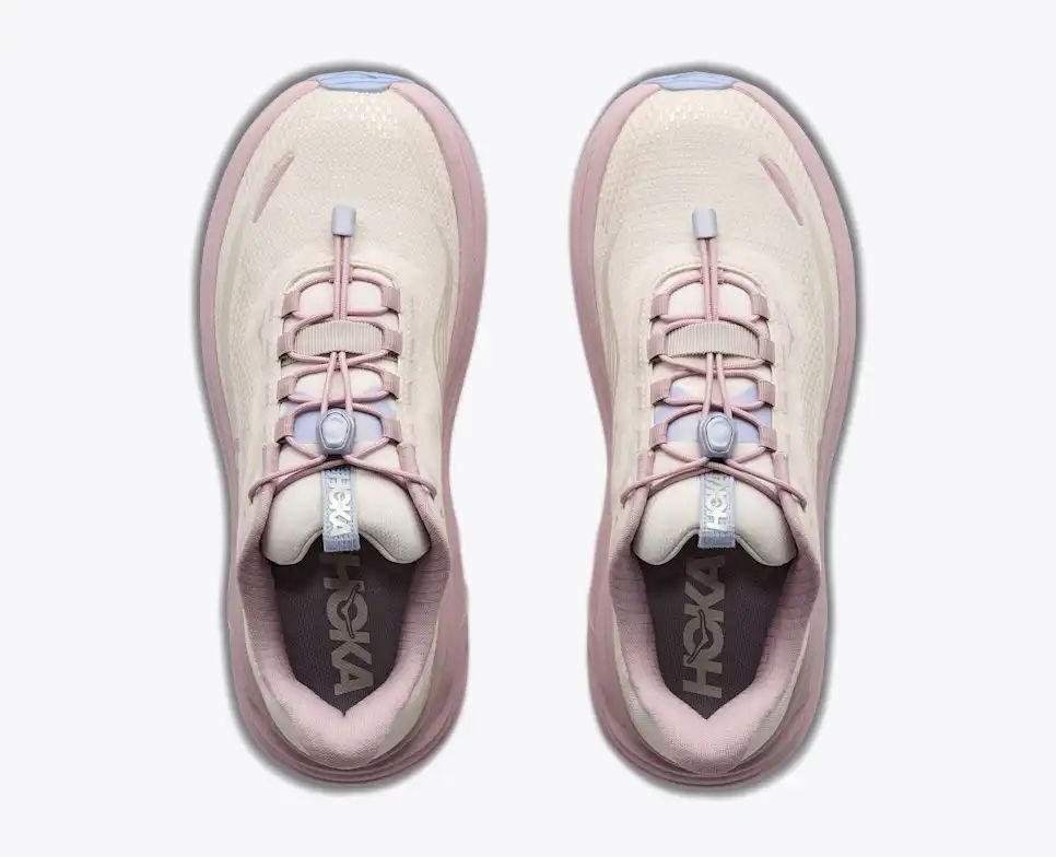 HOKA Speedgoat 6 Women's Men's Shoes | Cream, Off-White & Dusty Pink Running Sneakers