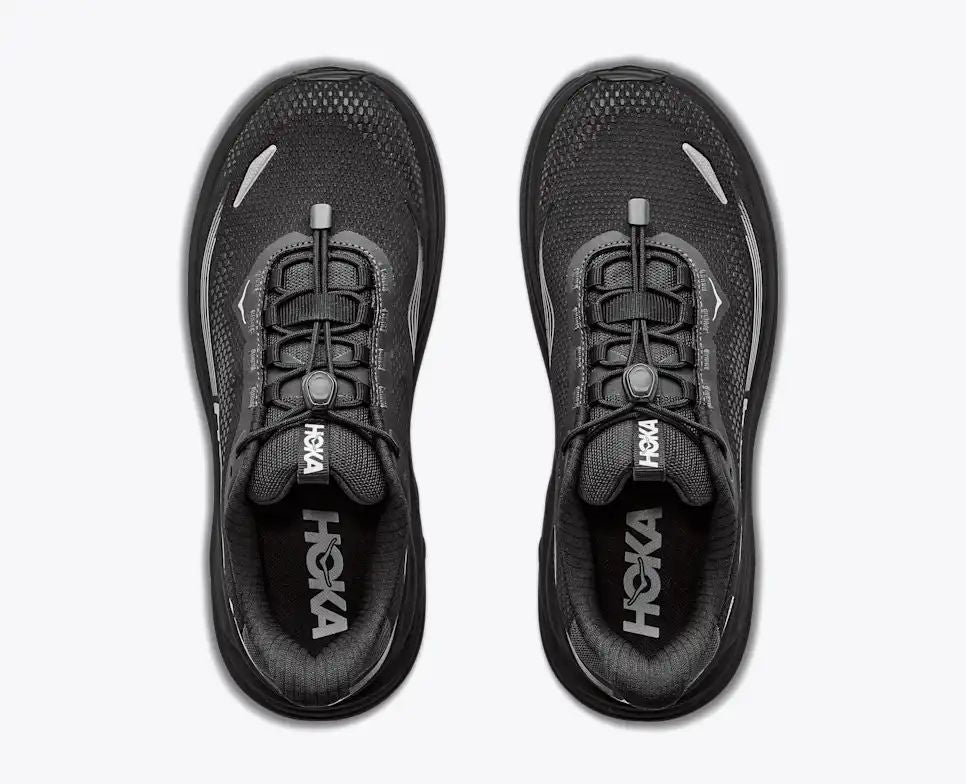 HOKA Speedgoat 6 Women's Men's Shoes | Black & Silver Running Sneakers