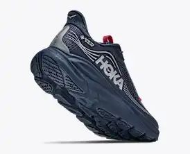 HOKA Speedgoat 6 Women's Men's Shoes | Navy Blue, Silver & Red Running Sneakers