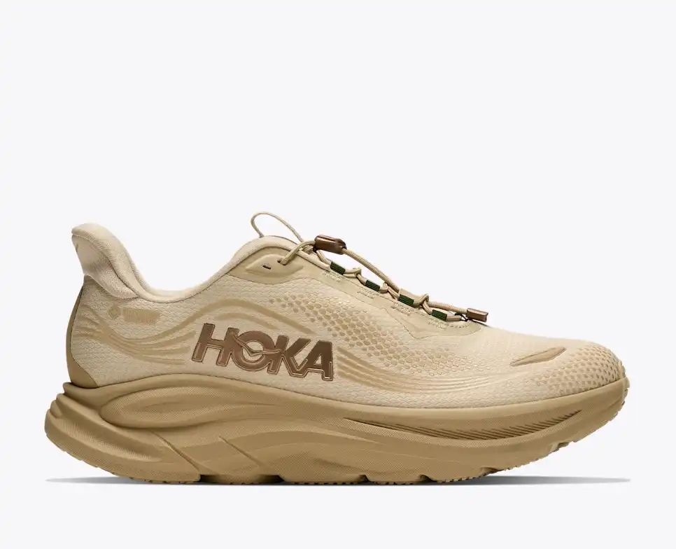 HOKA Speedgoat 6 GTX Women's Men's Shoes | Khaki, Beige & Bronze Running Sneakers