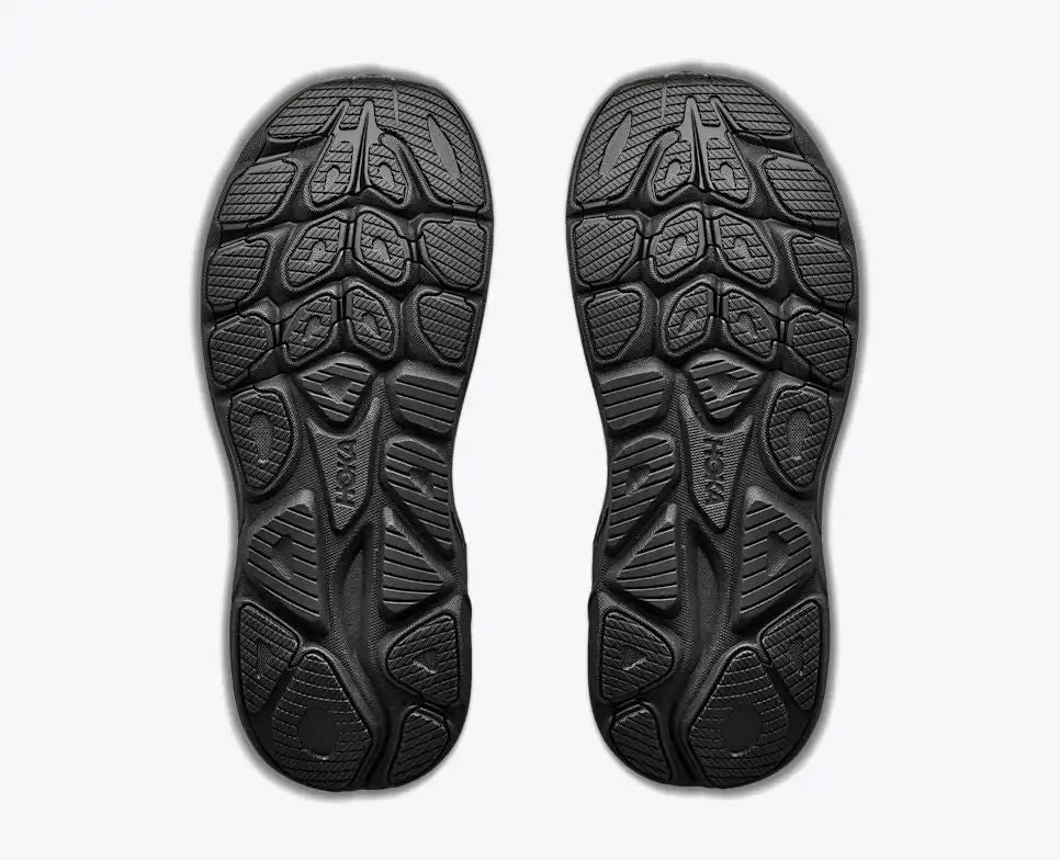 HOKA Bondi 8 Women's Men's Shoes | Black Mesh Running Sneakers