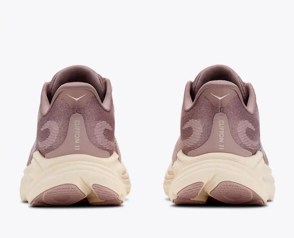 HOKA Bondi 8 Women's Men's Shoes | Mauve, Purple & Cream Mesh Running Sneakers