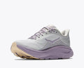HOKA Bondi 8 Women's Men's Shoes | Light Gray & Lavender Purple Mesh Running Sneakers