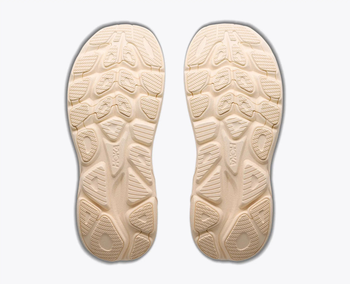 HOKA Bondi 8 Women's Men's Shoes | Cream & Beige Mesh Running Sneakers