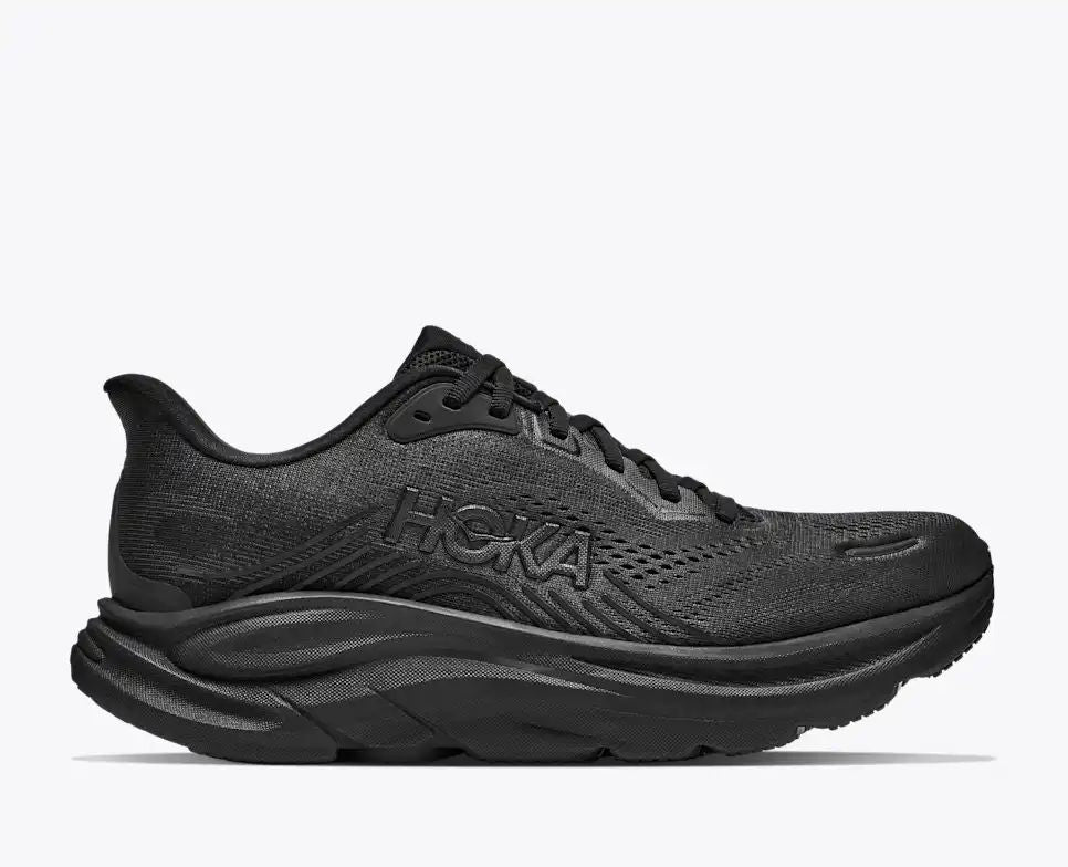 HOKA Bondi 8 Women's Men's Shoes | Triple Black Mesh Running Sneakers