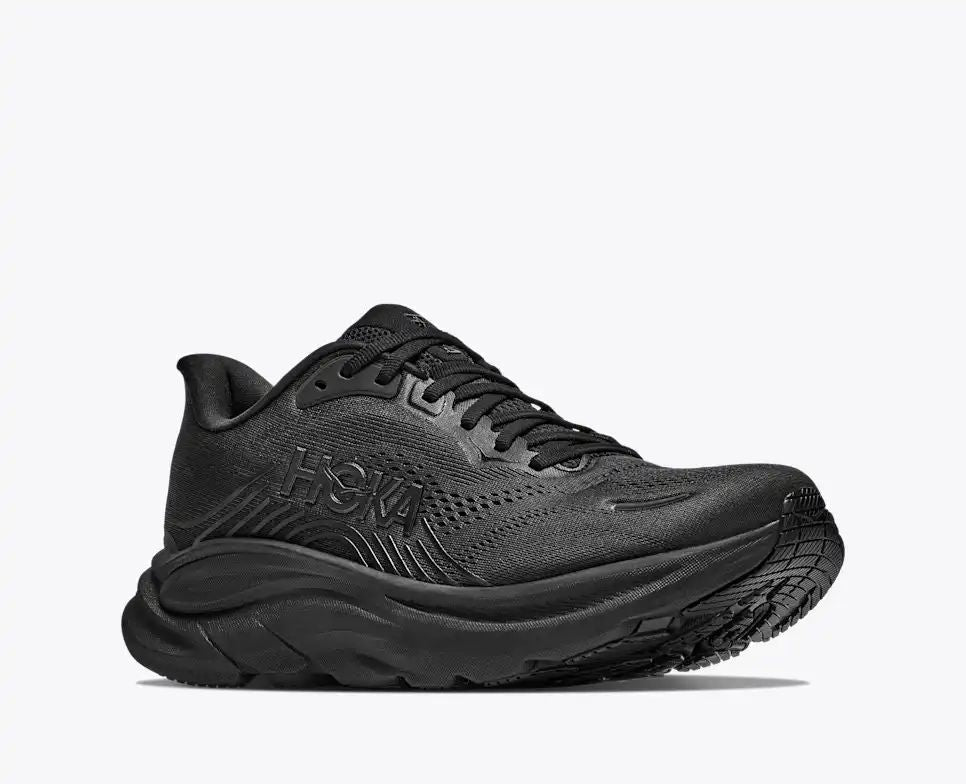 HOKA Bondi 8 Women's Men's Shoes | Triple Black Mesh Running Sneakers