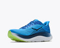 HOKA Bondi 8 Women's Men's Shoes | Bright Blue & Lime Green Mesh Running Sneakers