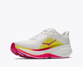 HOKA Pro Glide+ Women's Men's Shoes | White, Pink & Yellow Running Sneakers