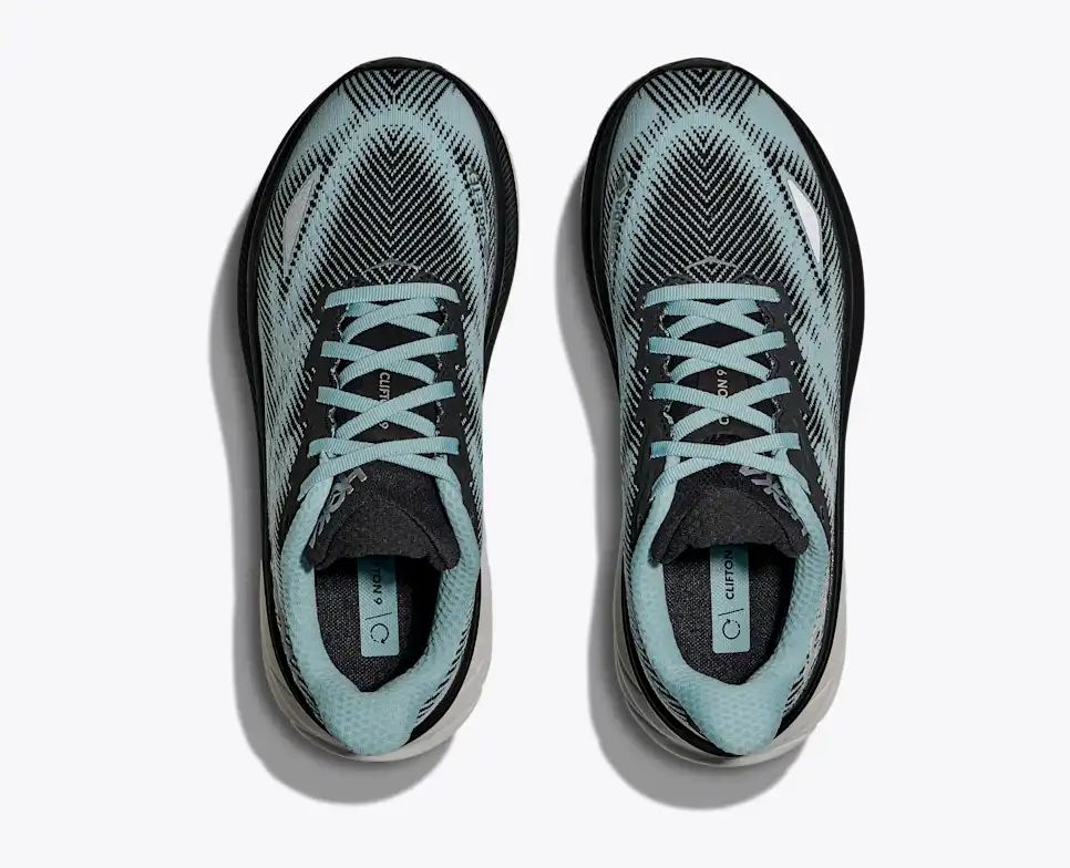 HOKA Clifton 9 GTX Women's Men's Shoes | Teal & Black Running Sneakers