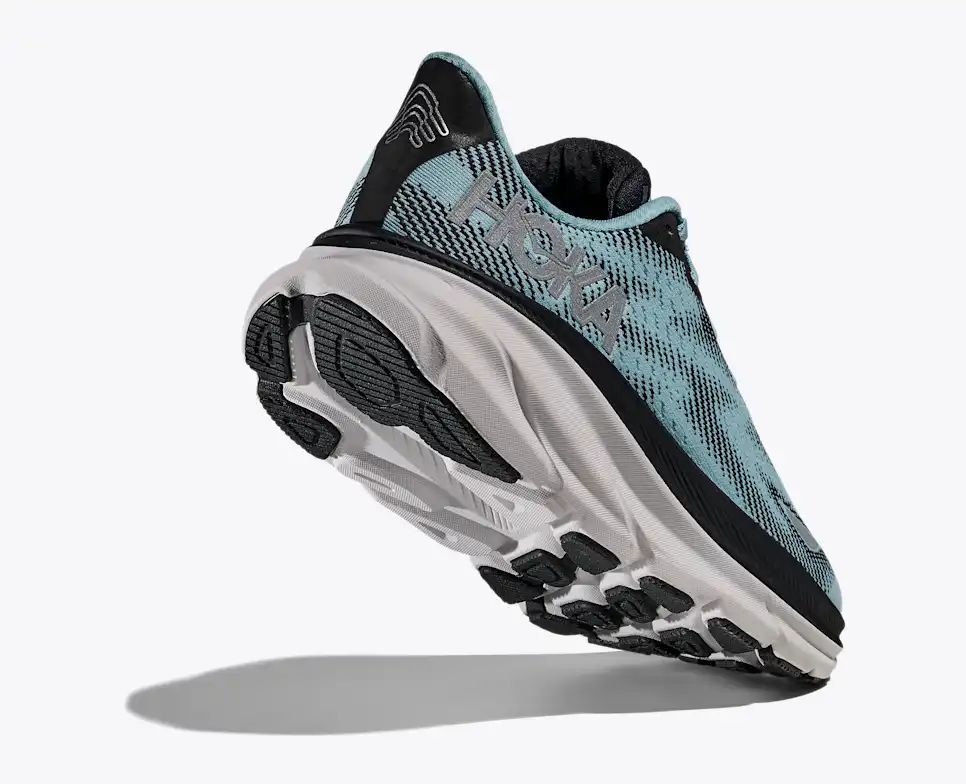 HOKA Clifton 9 GTX Women's Men's Shoes | Teal & Black Running Sneakers