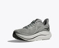 HOKA Clifton 10 Women's Men's Shoes | Gray & Black Mesh Running Sneakers