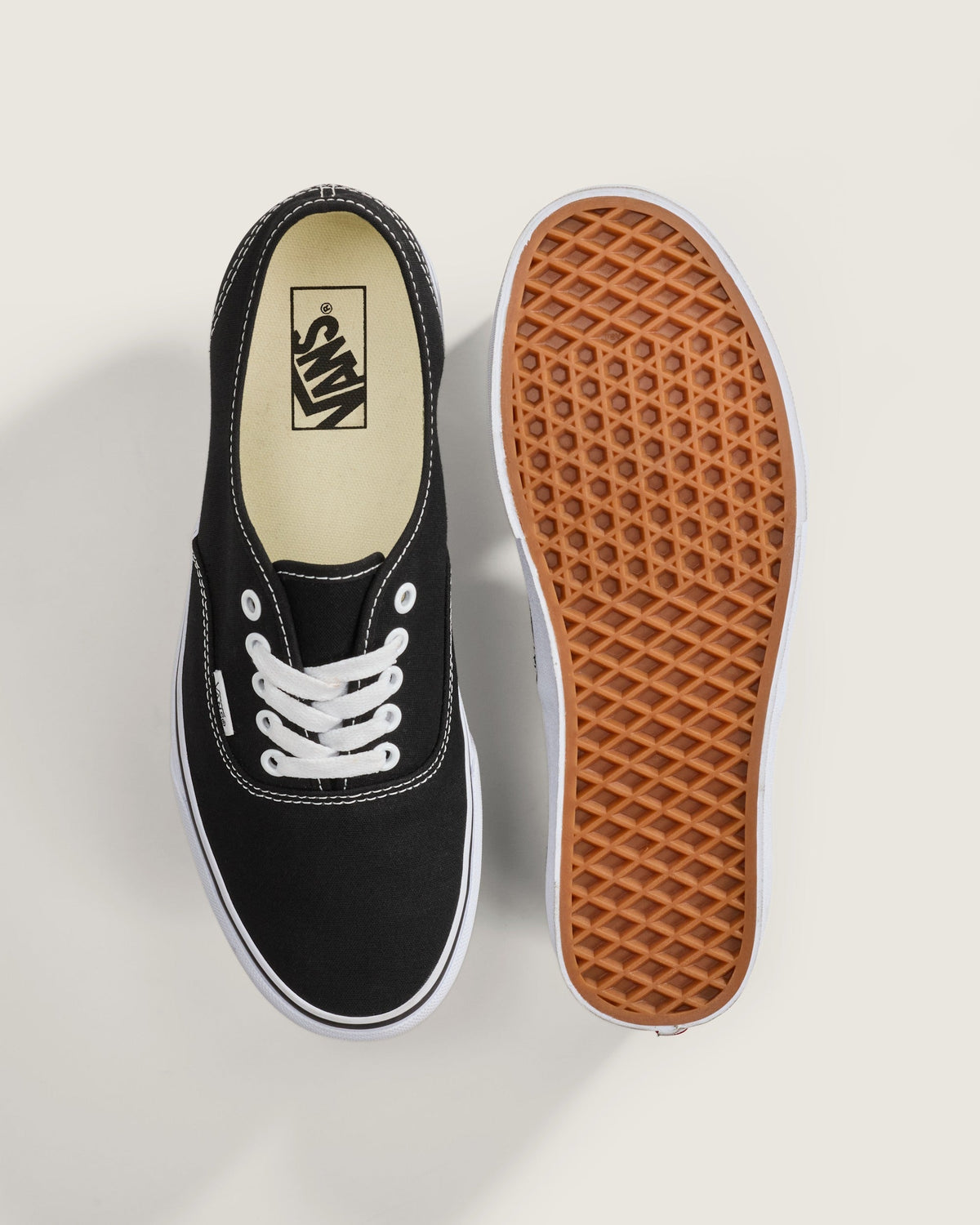 Vans Authentic Black-White slip on shoes mens vans womens vans shoes slip on