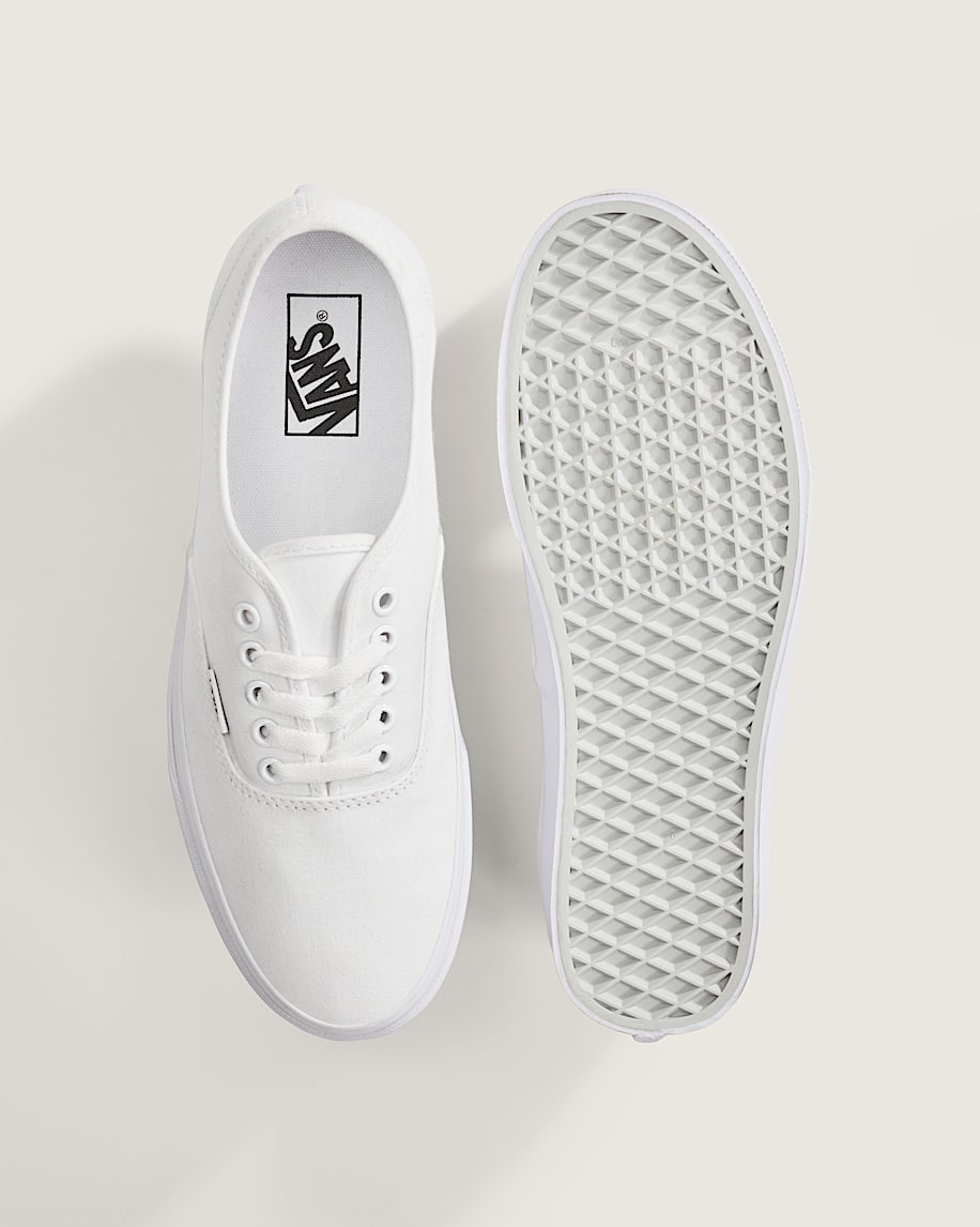 Vans Authentic True White-White slip on shoes mens vans womens vans shoes slip on