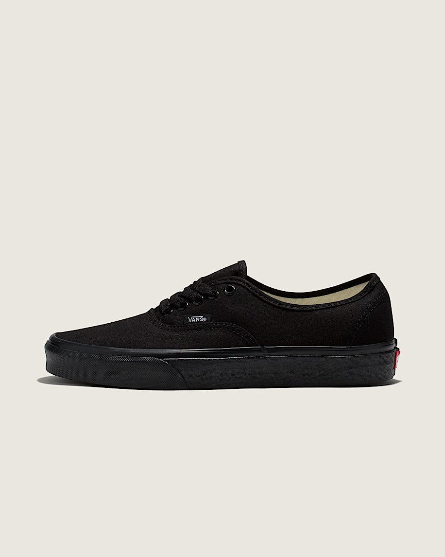 Vans Authentic All Black-Black slip on shoes mens vans womens vans shoes slip on