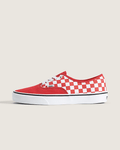 Vans Authentic Red-White Checkerboard slip on shoes mens vans womens vans shoes slip on