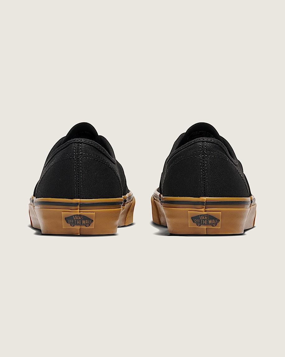 Vans Authentic Black Gum slip on shoes mens vans womens vans shoes slip on