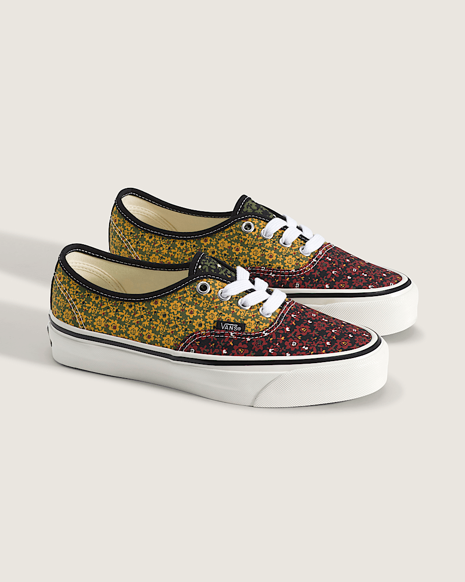 Vans Authentic Patchwork Vintage Floral slip on shoes mens vans womens vans shoes slip on
