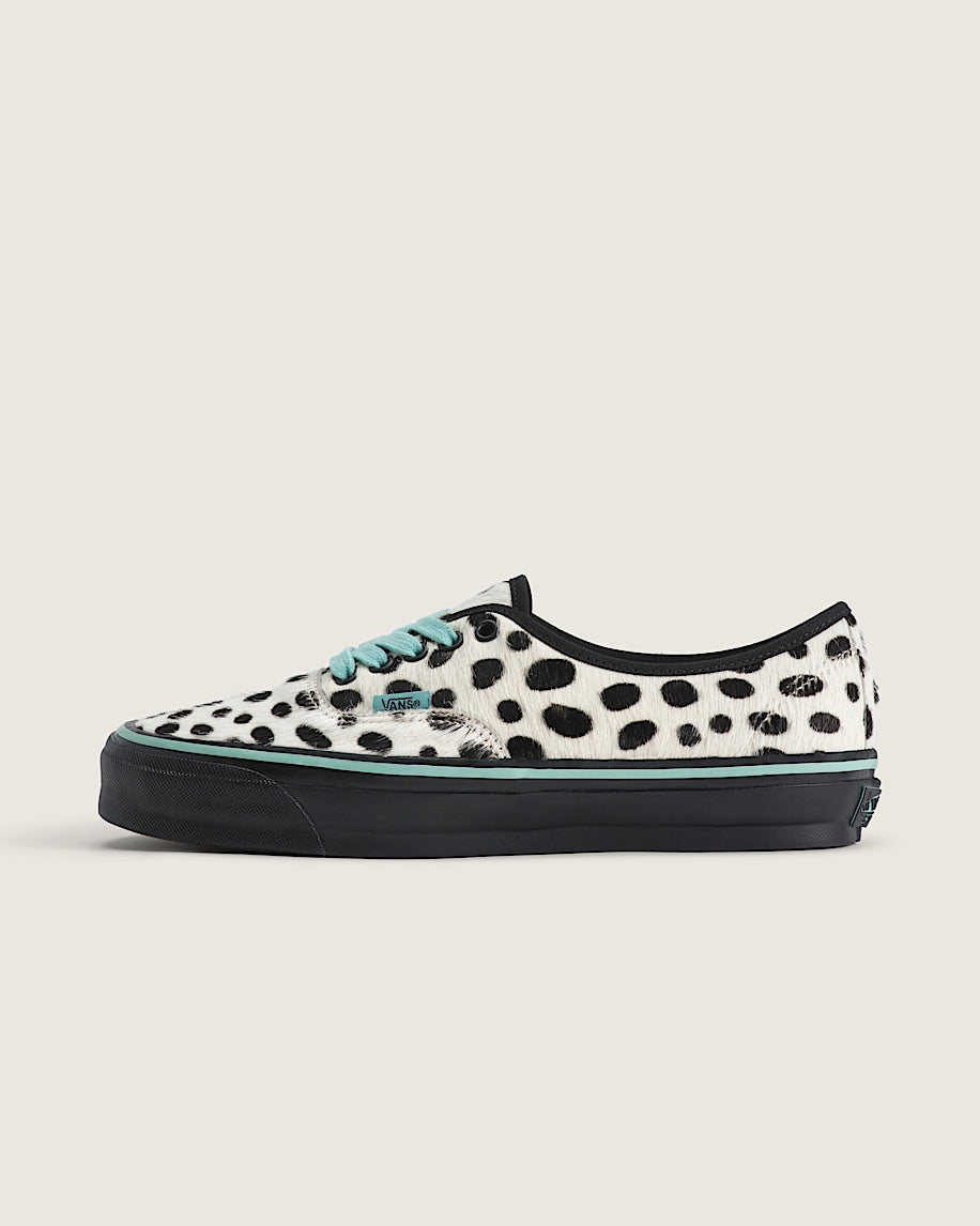 Vans Authentic White Black Dalmatian Pony Hair slip on shoes mens vans womens vans shoes slip on