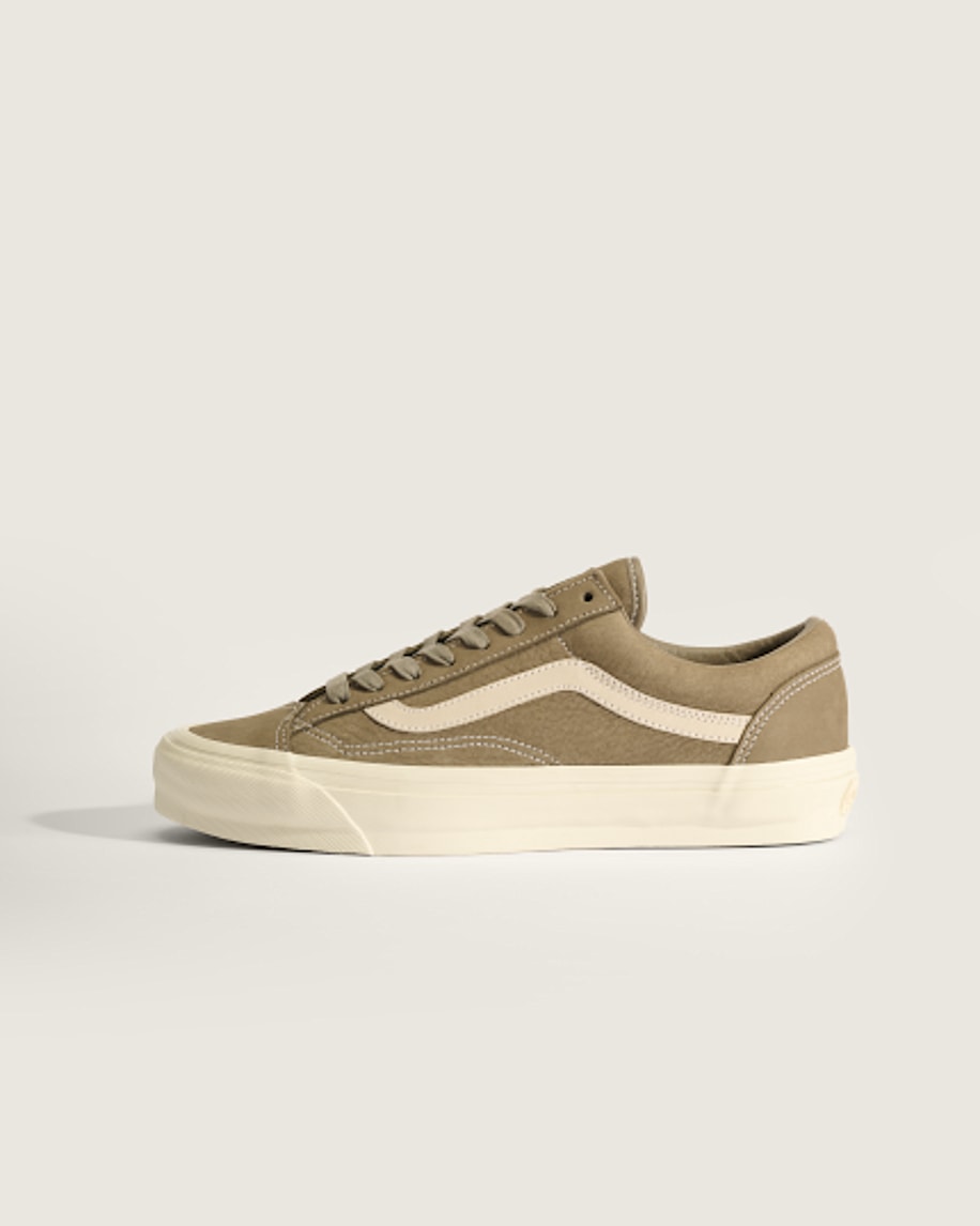 Vans Old Skool 36 Khaki Cream slip on shoes mens vans womens vans shoes slip on