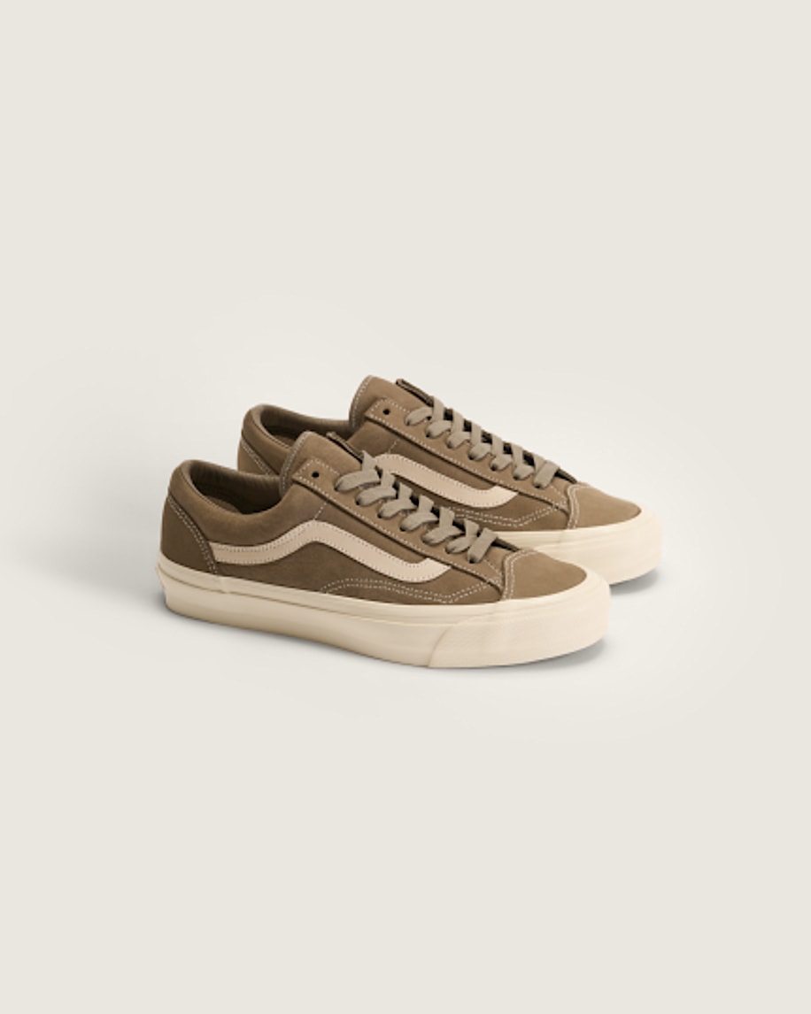 Vans Old Skool 36 Khaki Cream slip on shoes mens vans womens vans shoes slip on