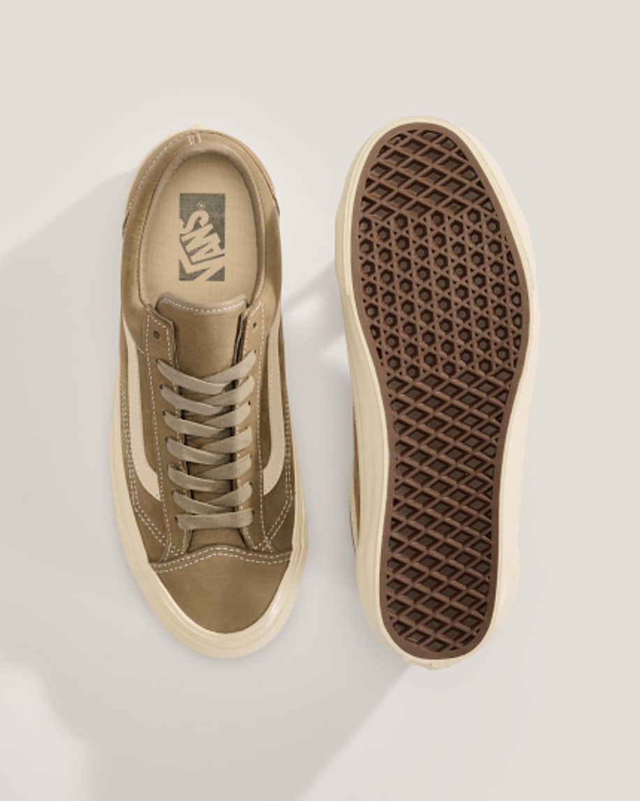 Vans Old Skool 36 Khaki Cream slip on shoes mens vans womens vans shoes slip on