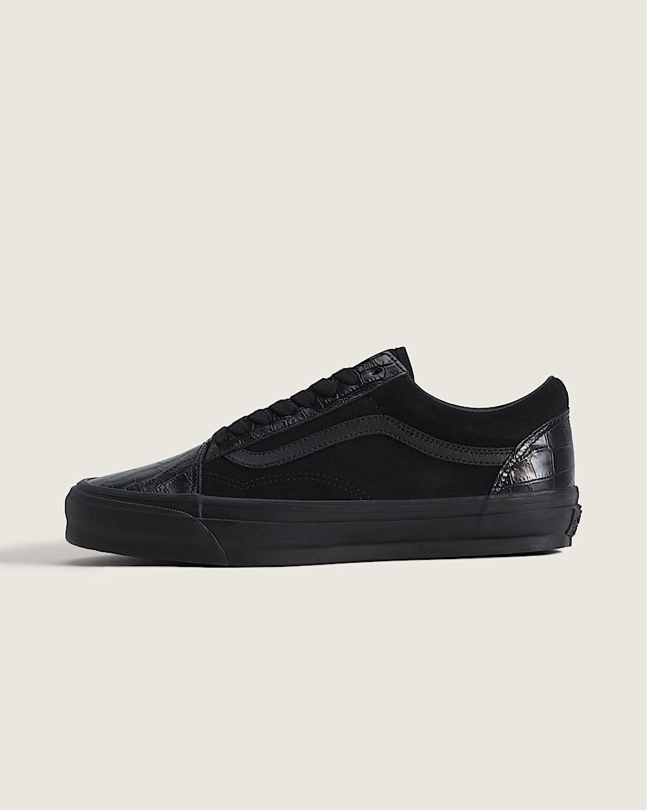 Vans Old Skool 36 Black Croc Embossed slip on shoes mens vans womens vans shoes slip on