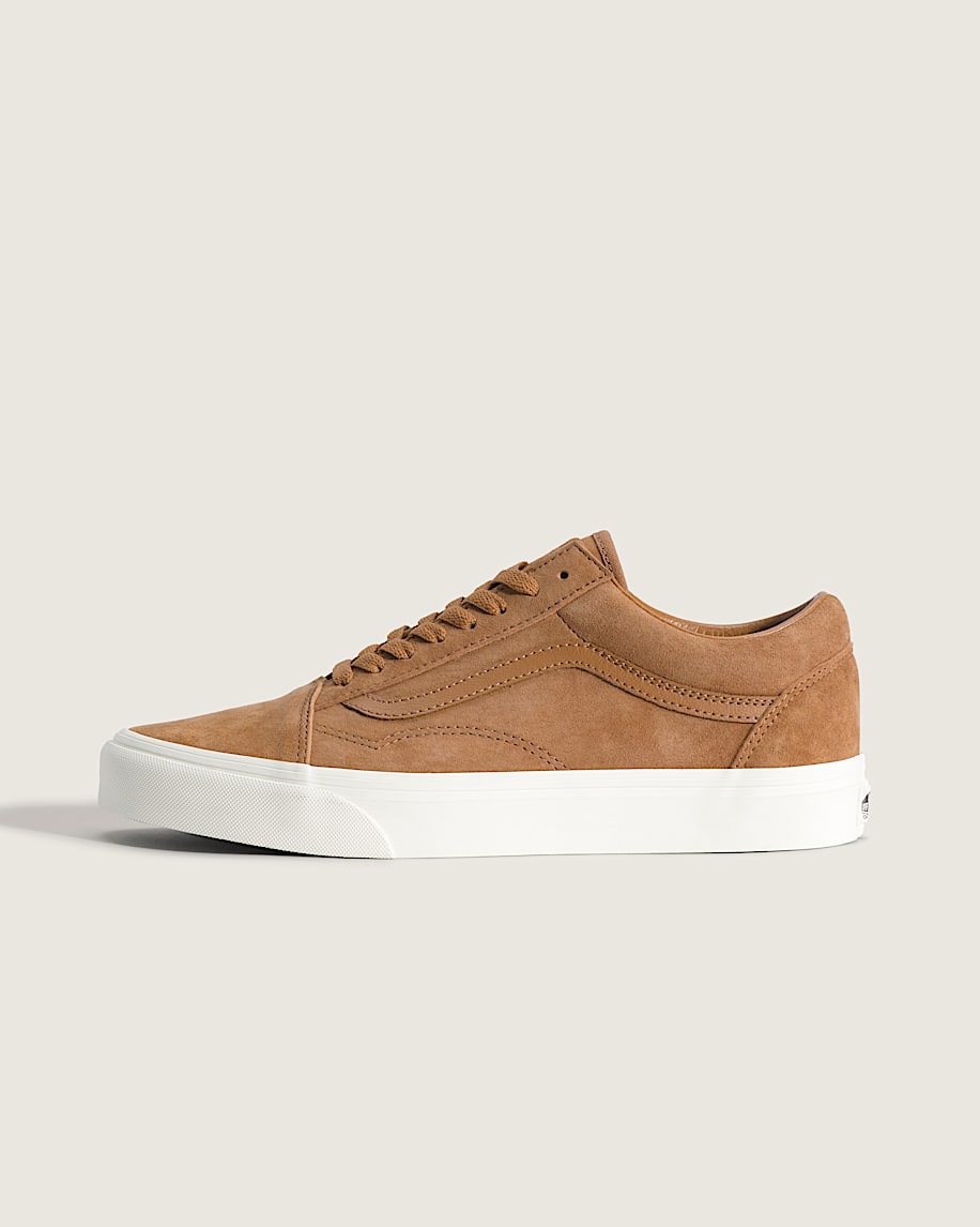 Vans Old Skool Brown Suede White Midsole slip on shoes mens vans womens vans shoes slip on