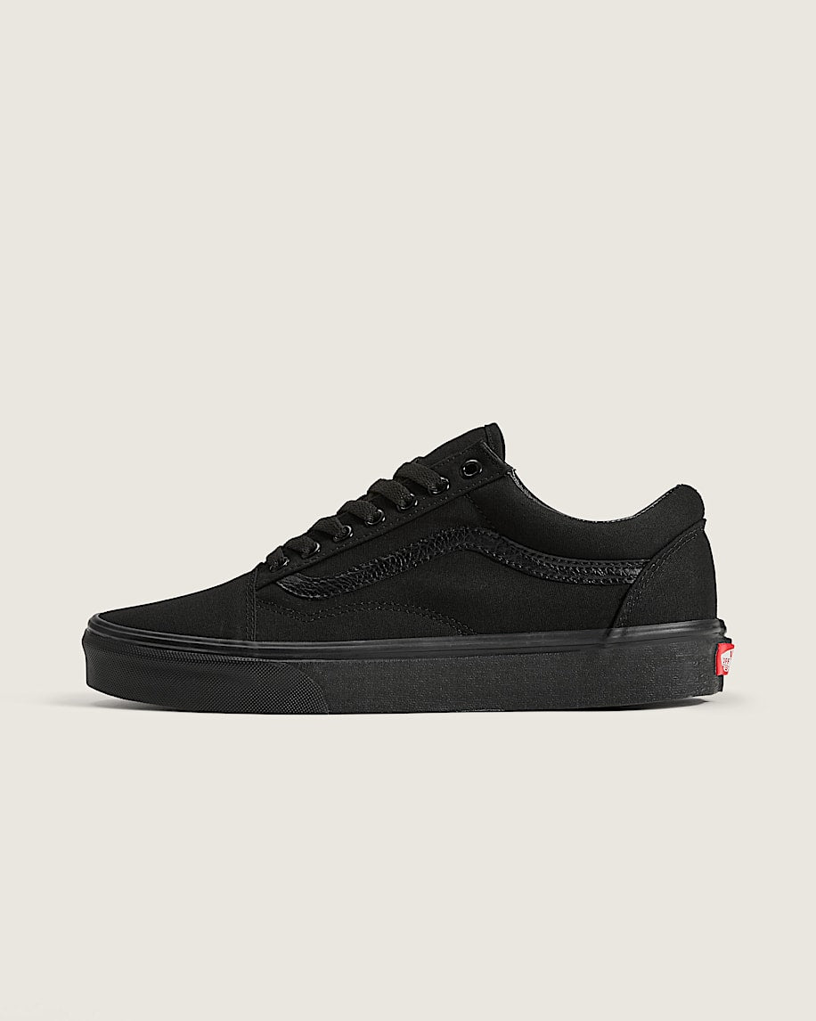 Vans Old Skool Full Black Snake Print Side Stripe slip on shoes mens vans womens vans shoes slip on
