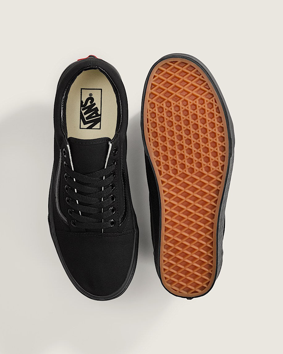 Vans Old Skool Full Black Snake Print Side Stripe slip on shoes mens vans womens vans shoes slip on