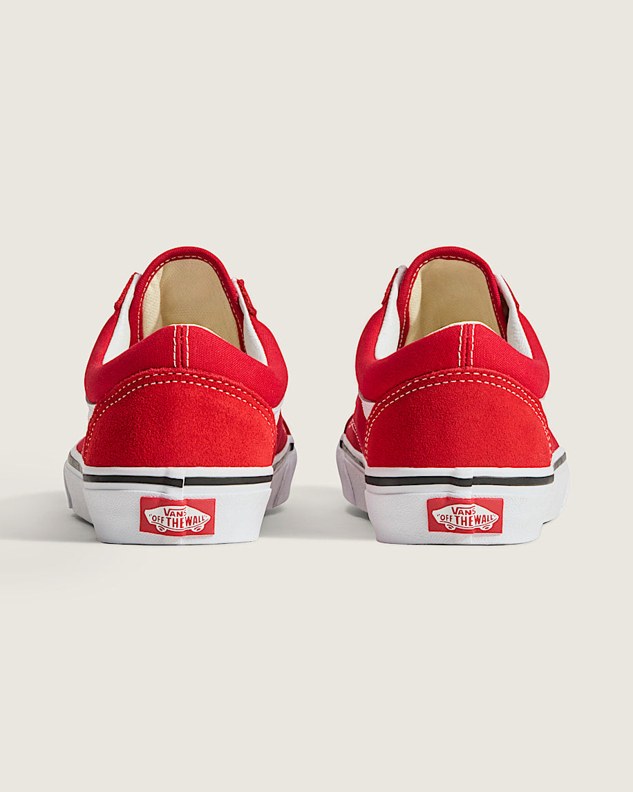 Vans Old Skool Red White slip on shoes mens vans womens vans shoes slip on