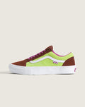 Vans Old Skool Brown Lime Green Corduroy slip on shoes mens vans womens vans shoes slip on